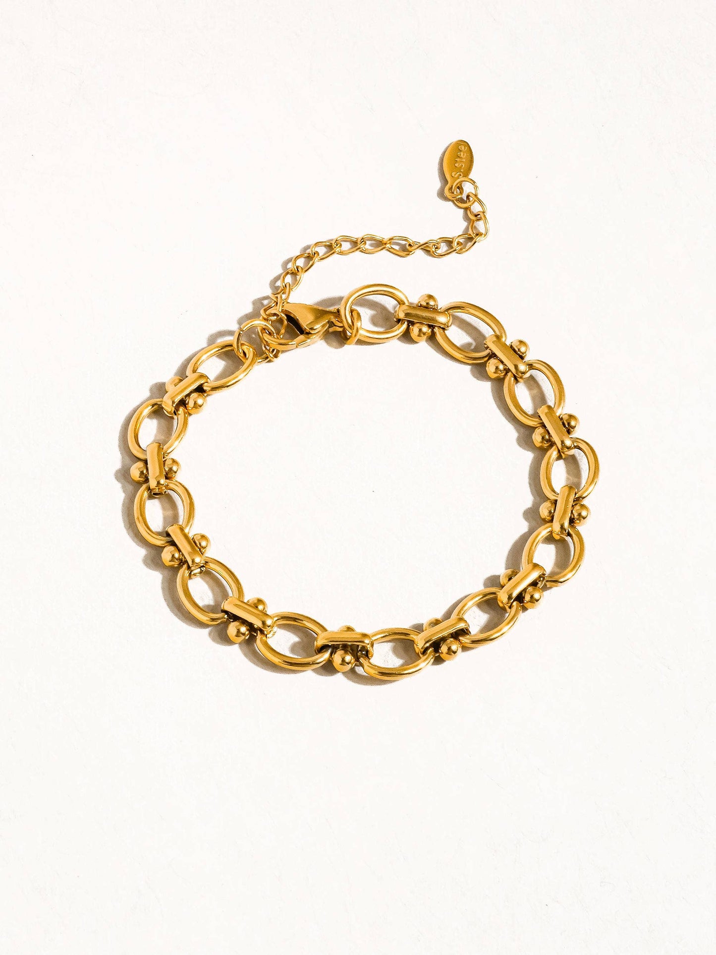 Dear To Me Gold Non-Tarnish Braided Chain Bracelet