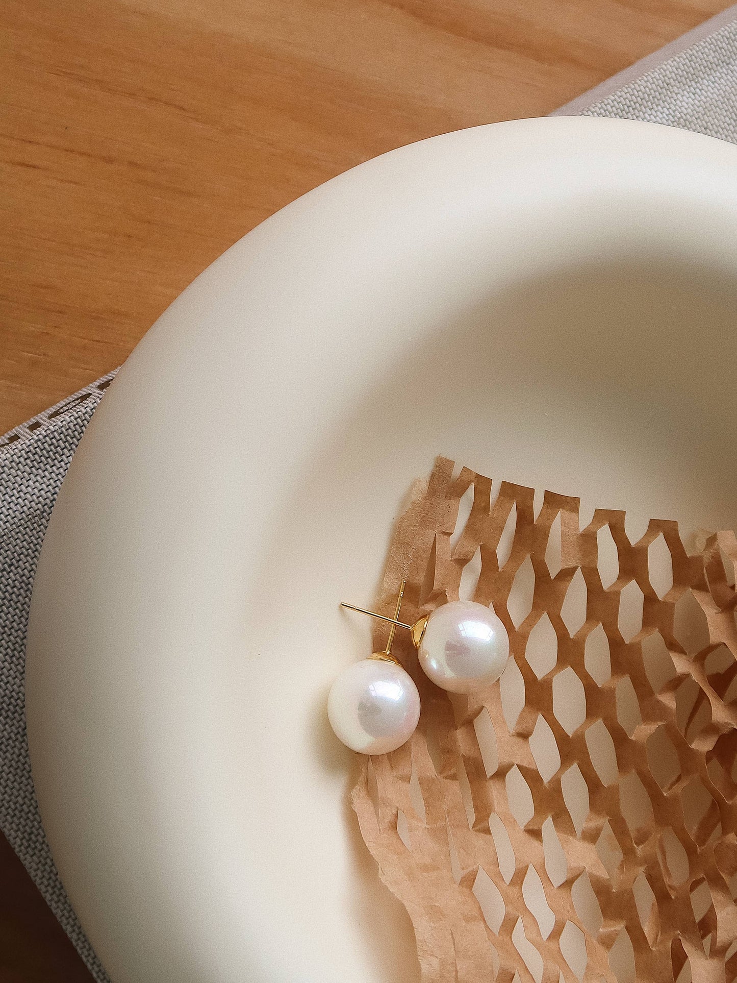 You're The One Classic Pearl Stud Earrings