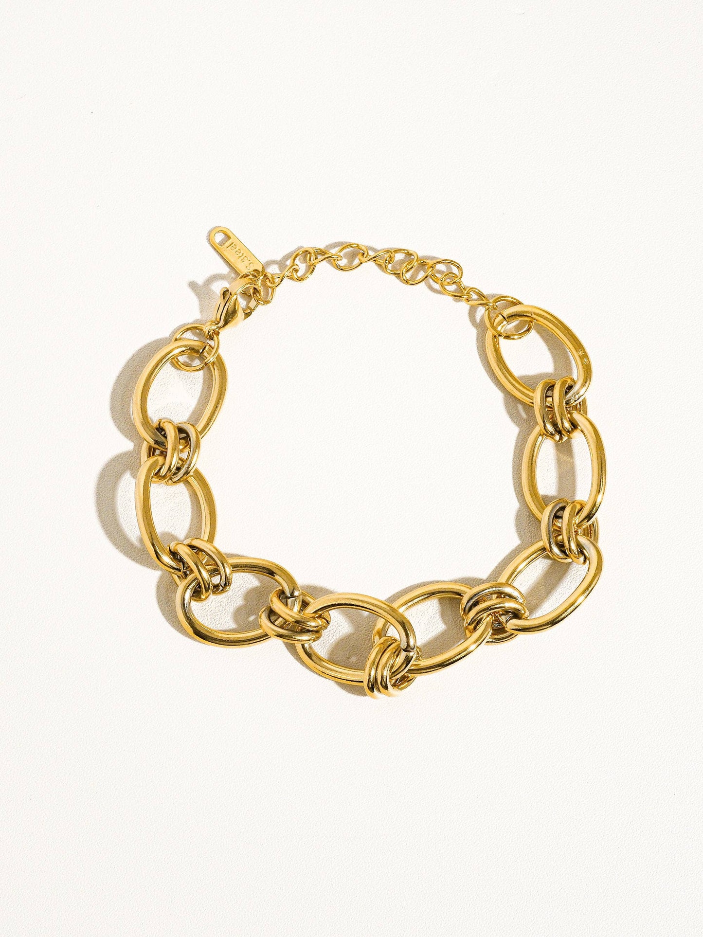 Wait For Me Gold Non-Tarnish Bold Chain Bracelet