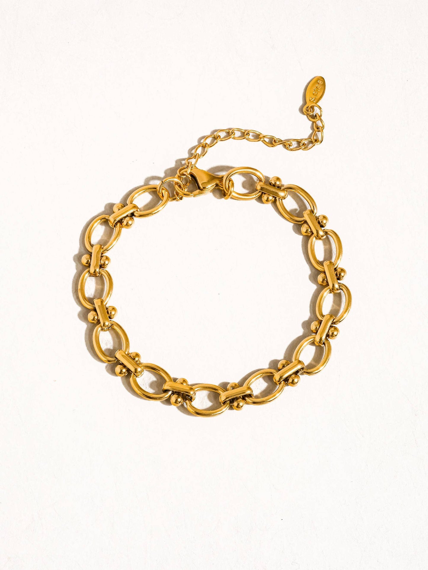 Dear To Me Gold Non-Tarnish Braided Chain Bracelet