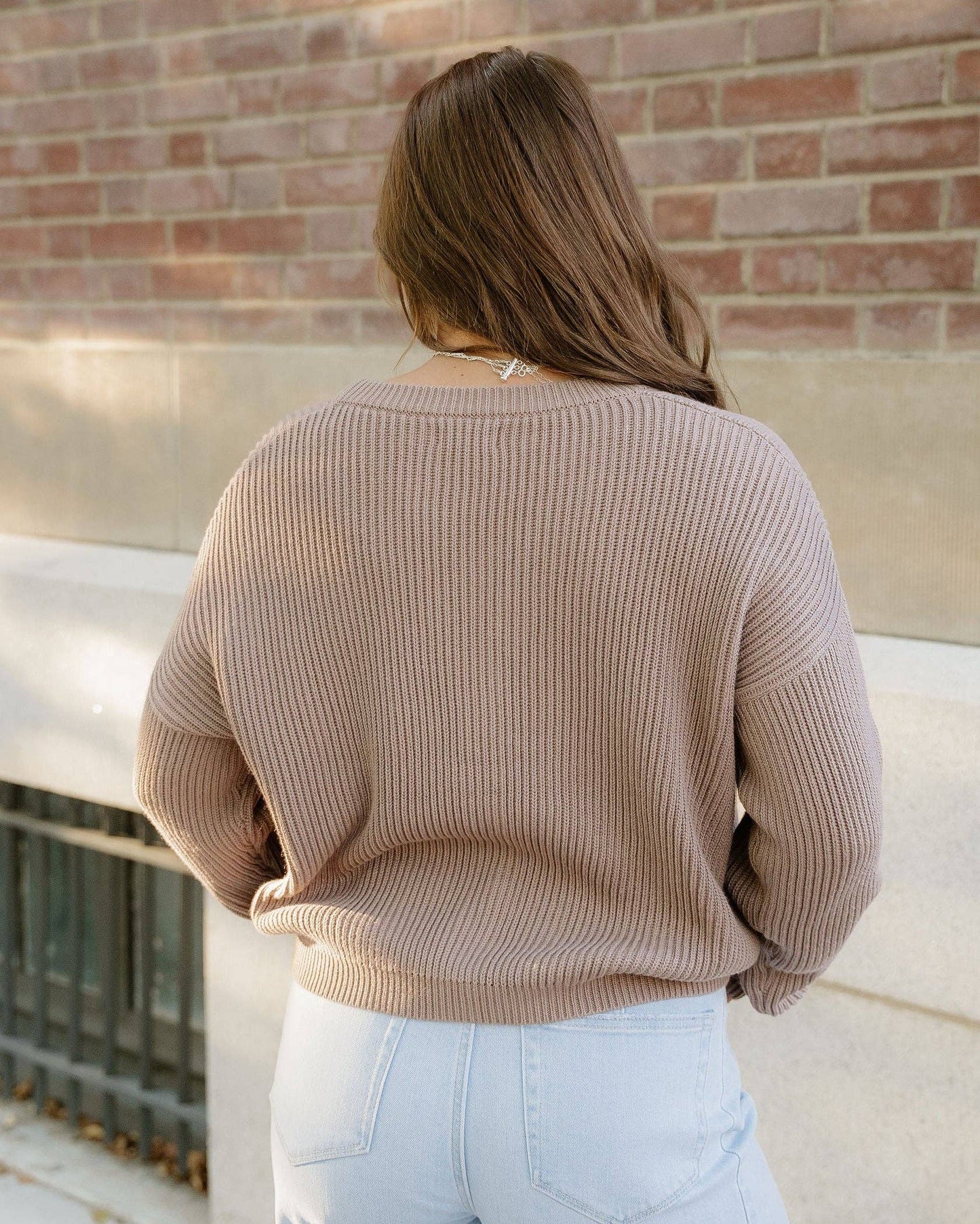 Abby Ribbed Sweater Cardigan - Plus