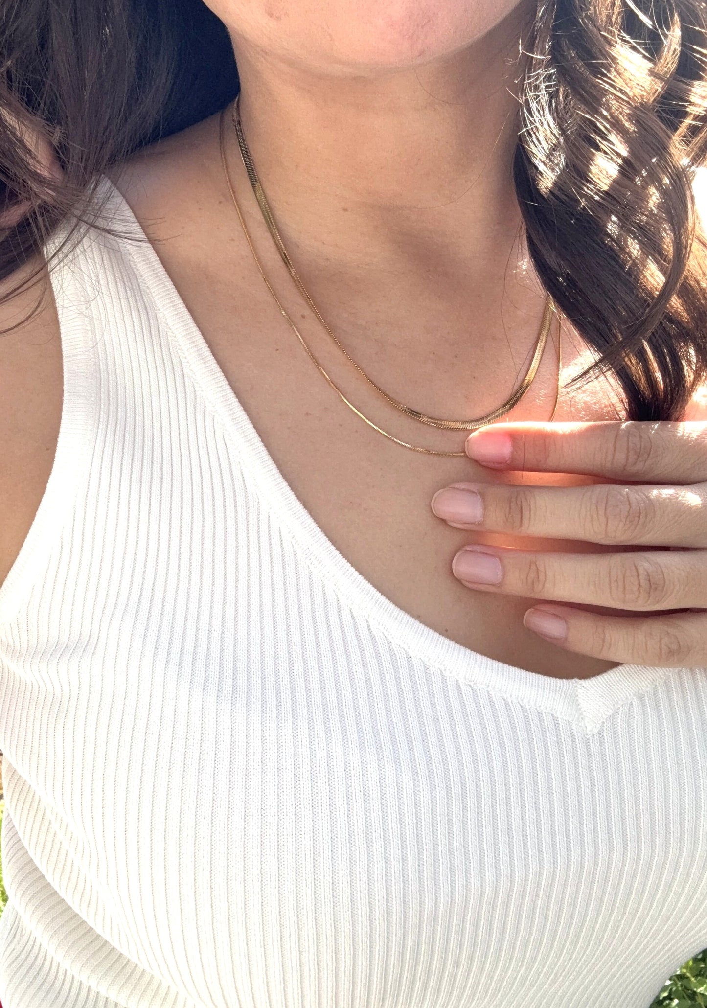 Brea V-Neck Knit Sweater Tank