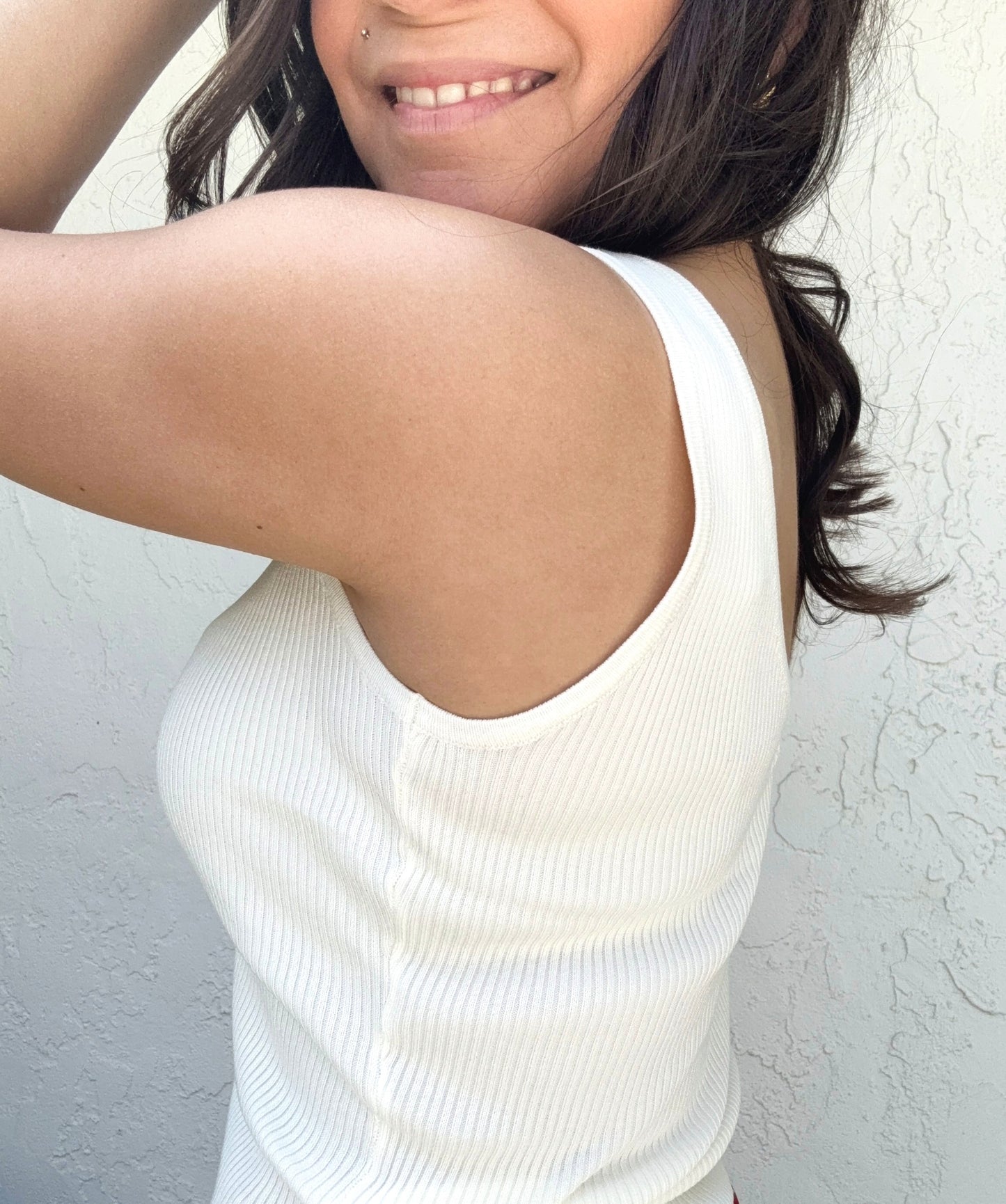 Brea V-Neck Knit Sweater Tank