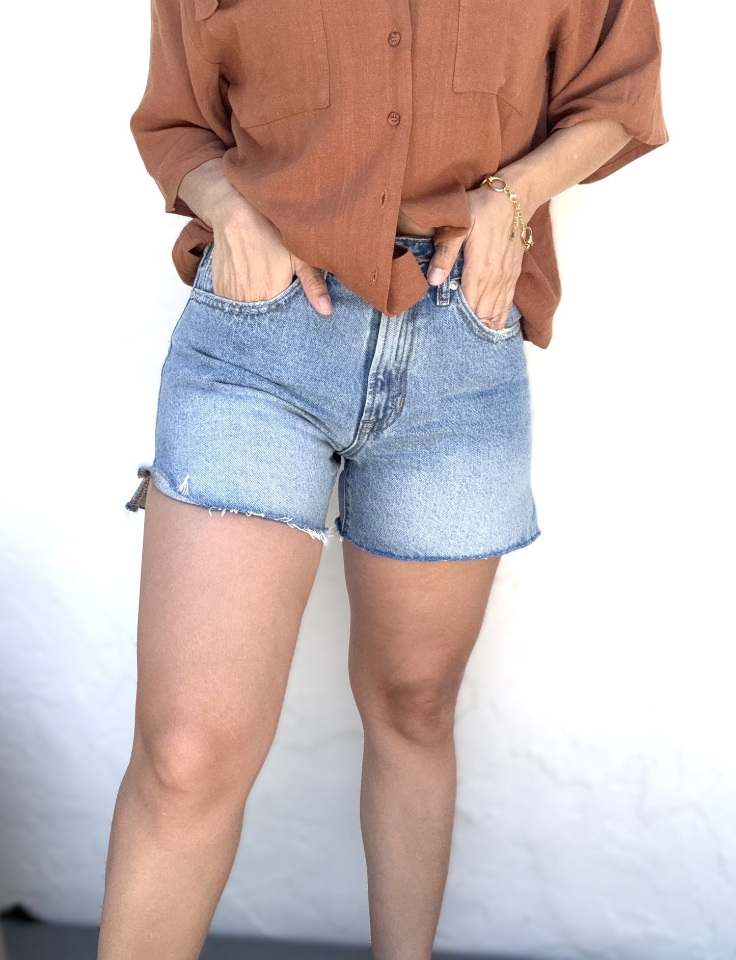 Jamie High Rise Side Slit Short