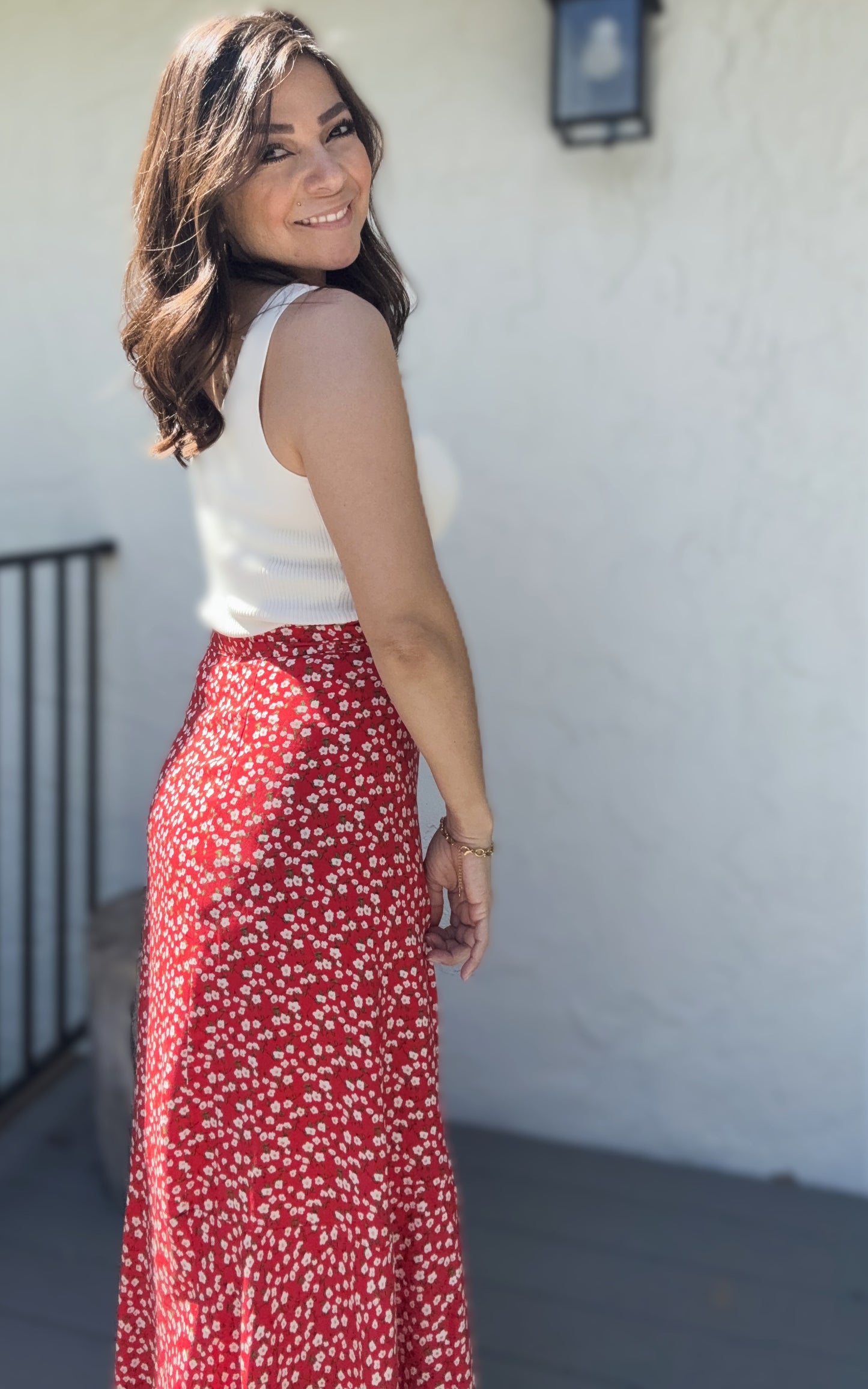 Kailey Floral Wrap Skirt