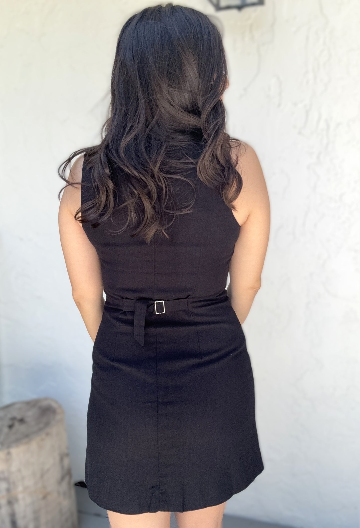 Kaitlyn Button Down Linen Mini Dress