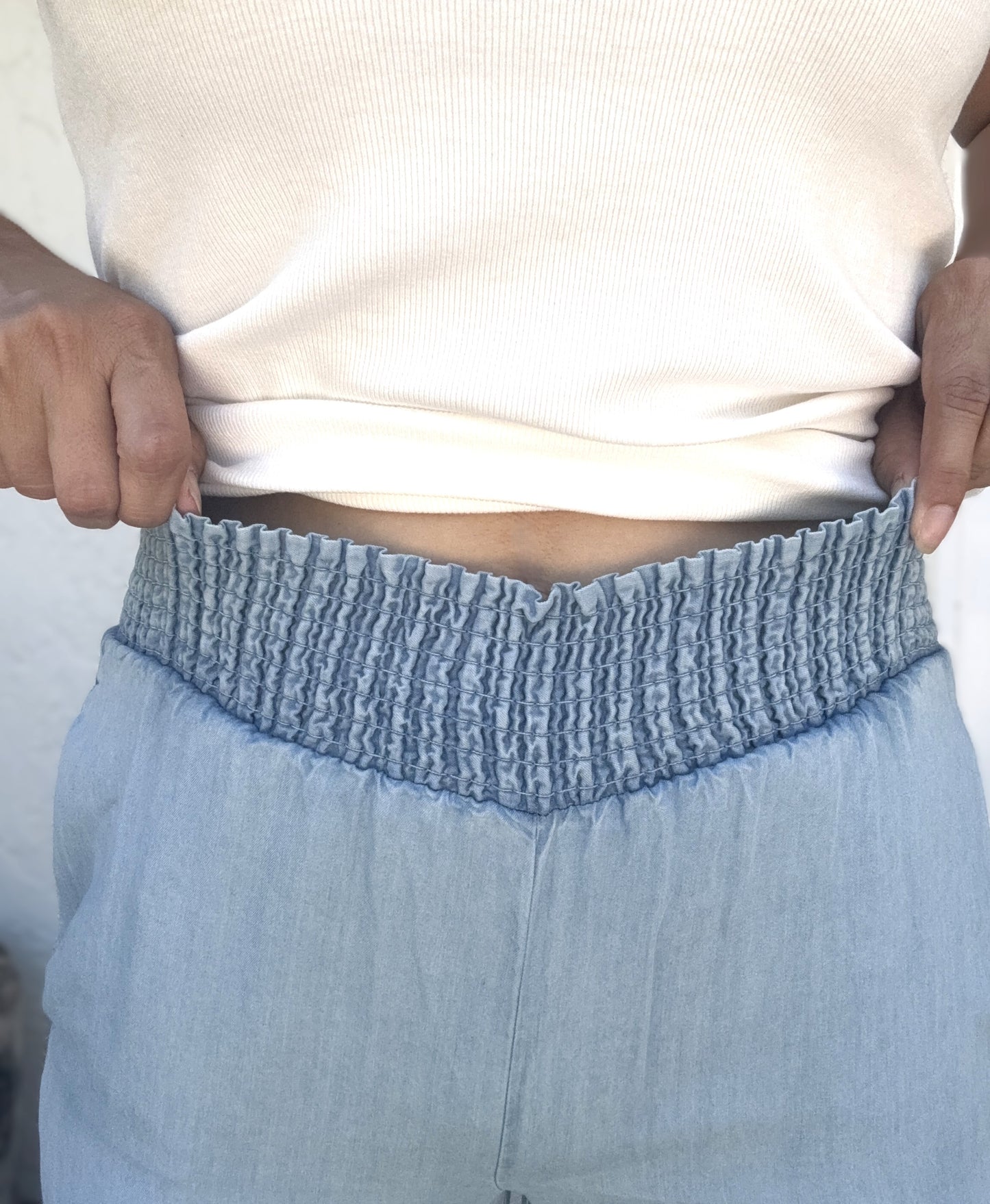 Shanna High Waisted Smocked Pants