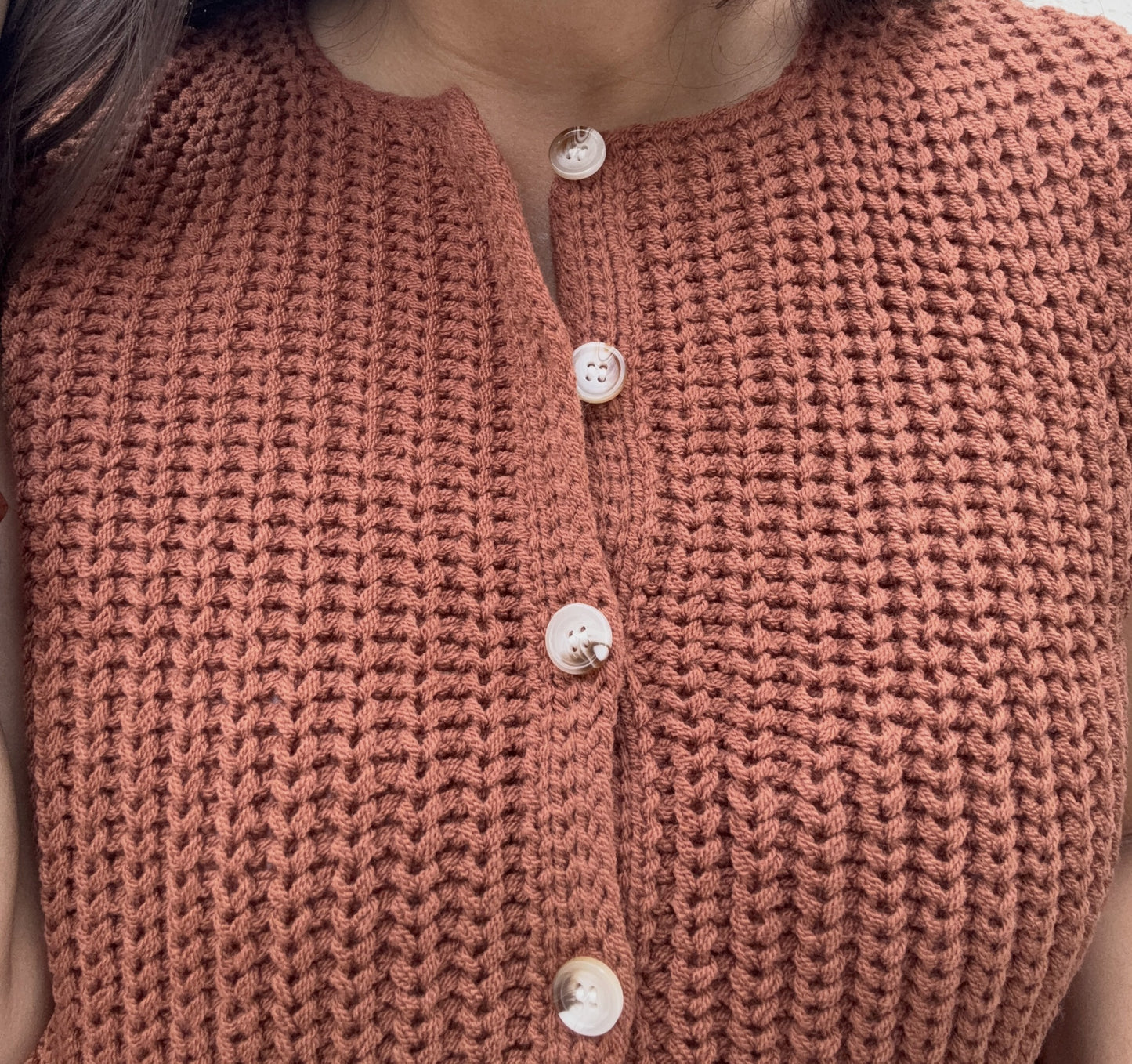 Sophia Button Up Sweater Vest