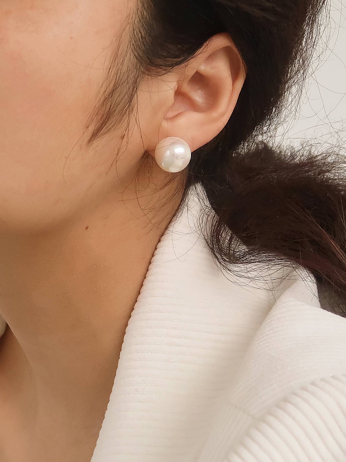 You're The One Classic Pearl Stud Earrings