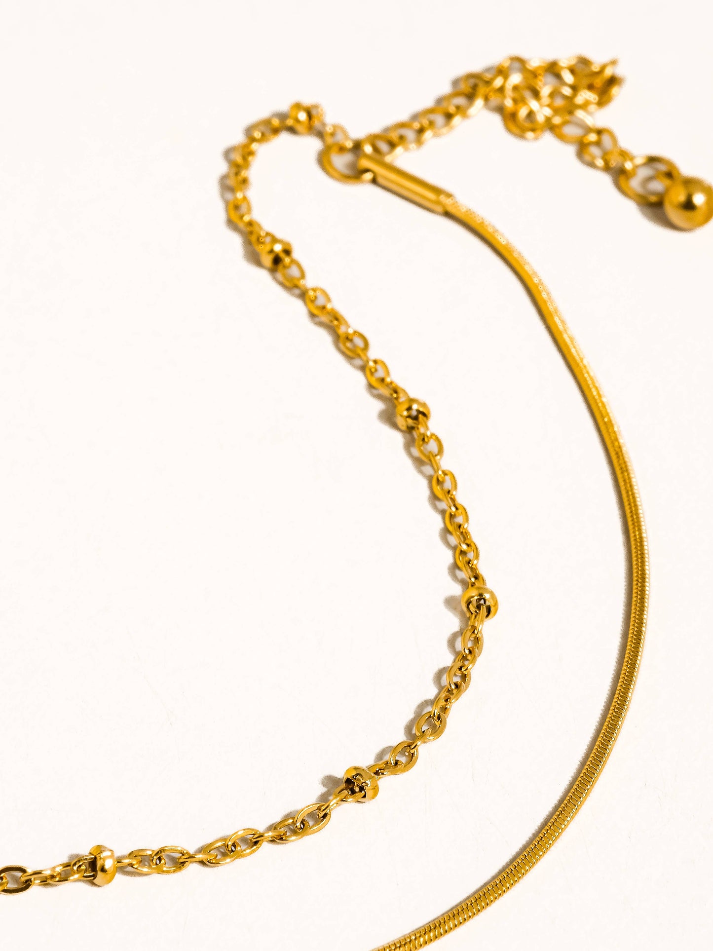 Miss You Much Classic Double Chain Bracelet
