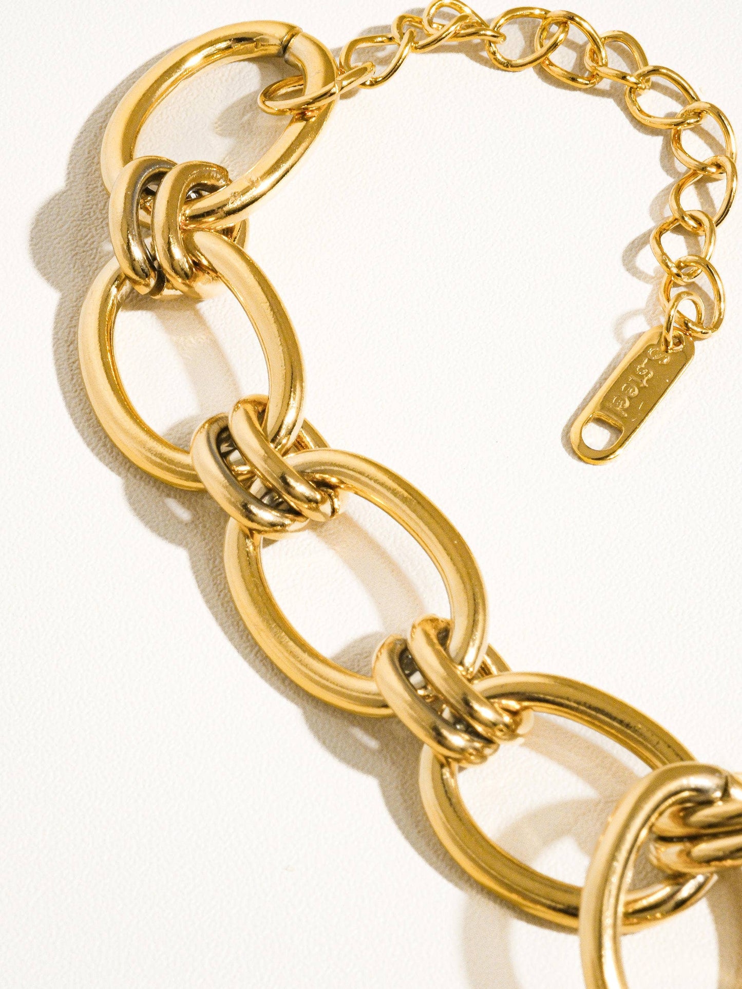Wait For Me Gold Non-Tarnish Bold Chain Bracelet