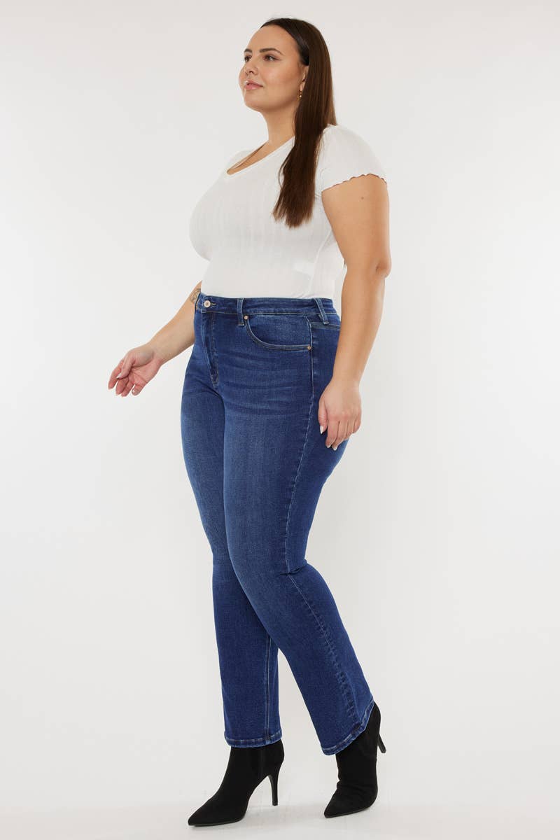 Kelsey High Rise Slim Straight Jeans - Plus