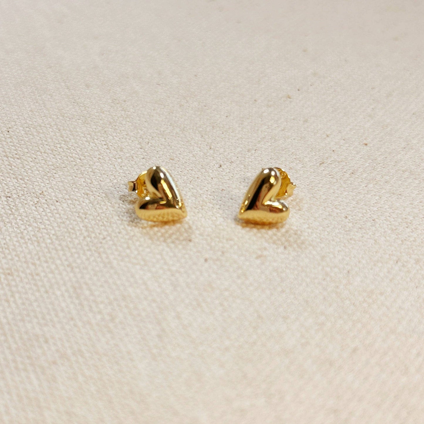 Needing You Mini Uneven Heart Stud Earrings