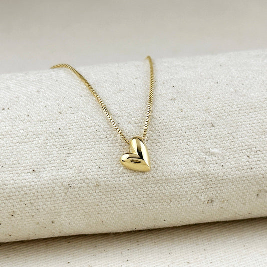 Make You Mine 18k Gold Filled Uneven Heart Necklace