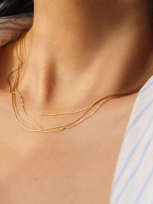 Our Destiny Layered Dainty Chain Necklace