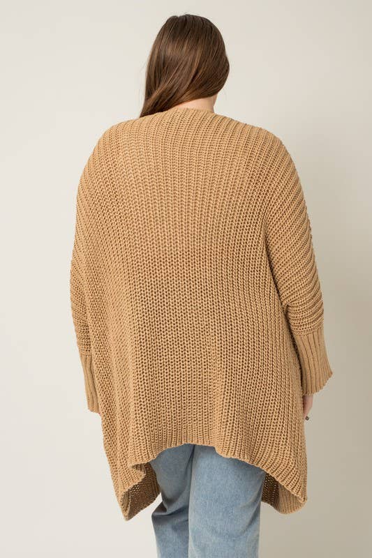 Tessa Slouchy Cardigan - Plus