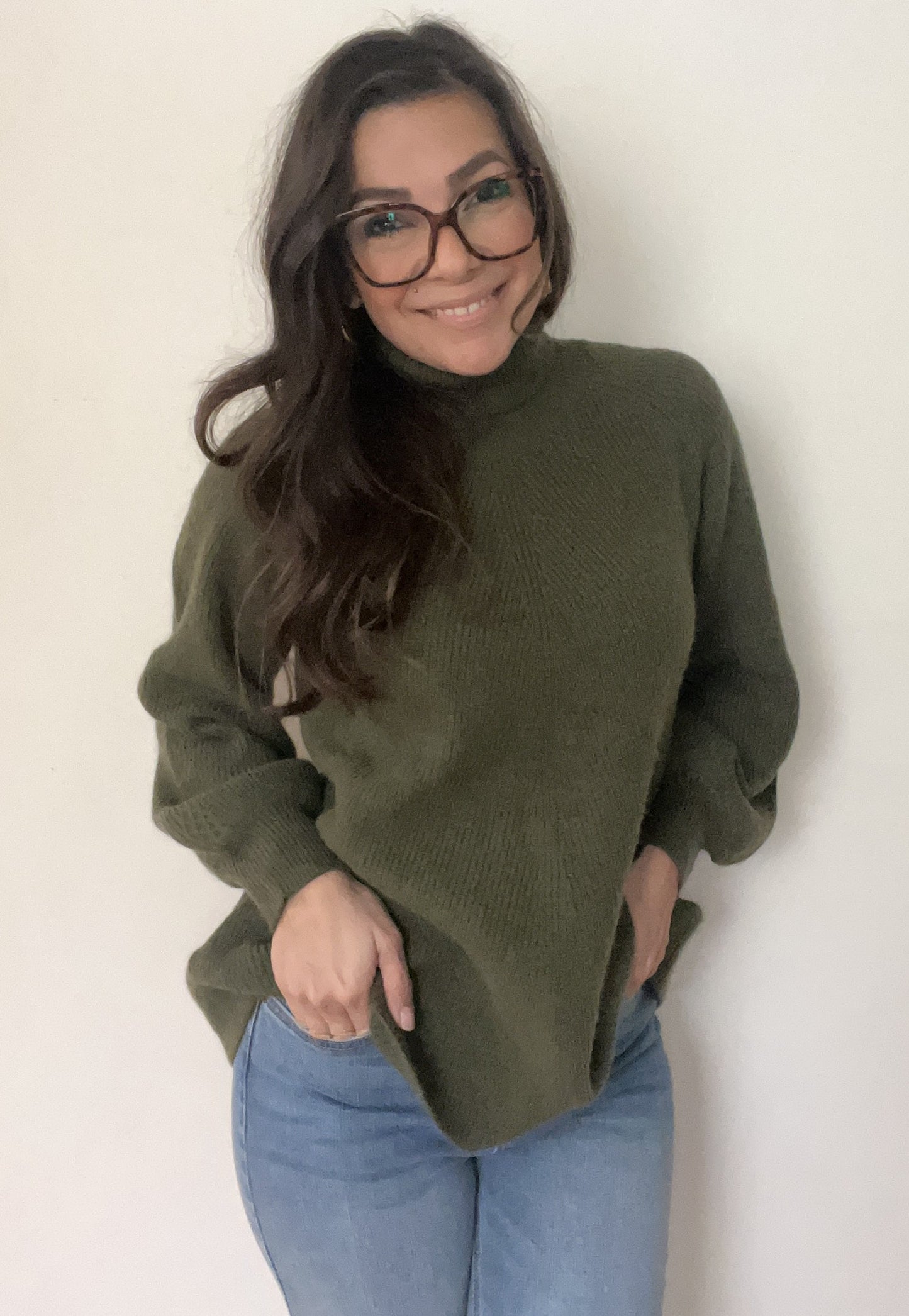 Sadie Thick Knit Turtle Neck Sweater