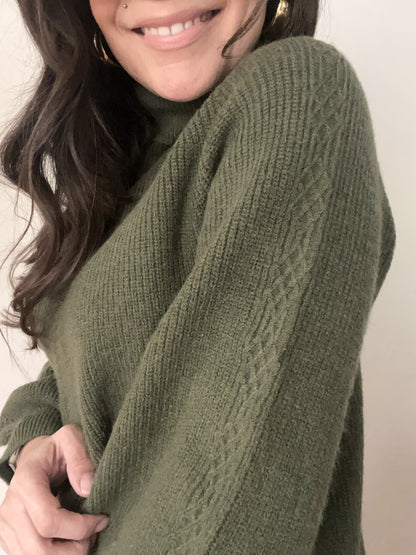 Sadie Thick Knit Turtle Neck Sweater