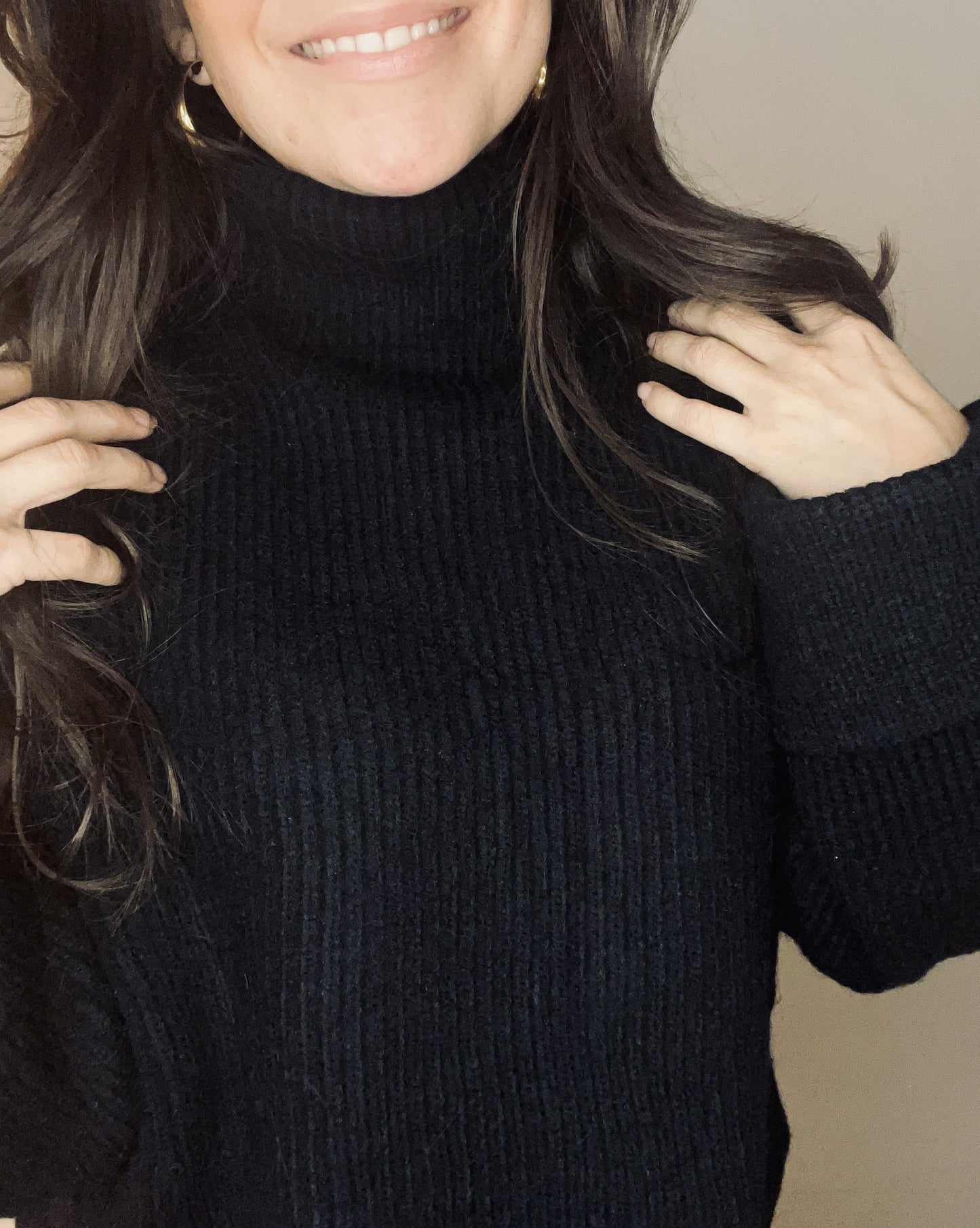 Adrienne Funnel Neck Oversized Pullover Sweater