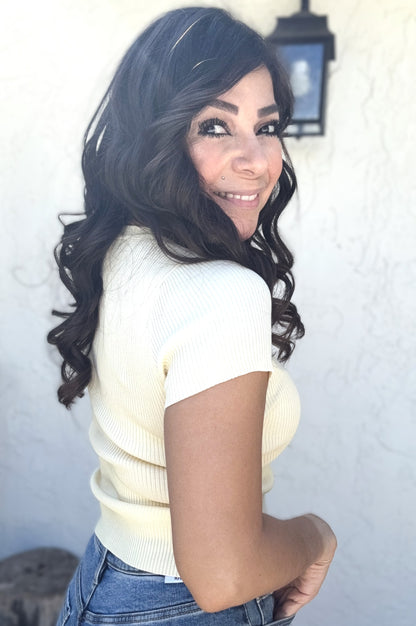 Cynthia Snap Button Sweater Knit Cardigan