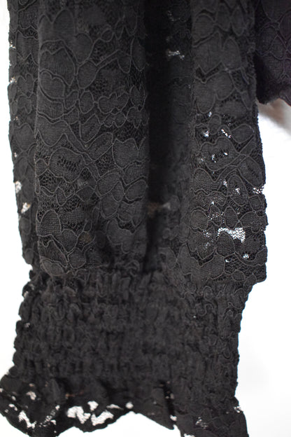 Felicity Long Sleeve Lace Bodysuit - Plus