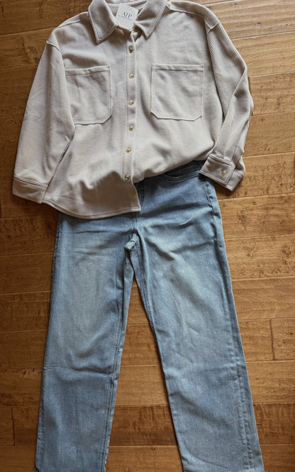 Gracelynn High Rise Wide Leg Jeans - Plus