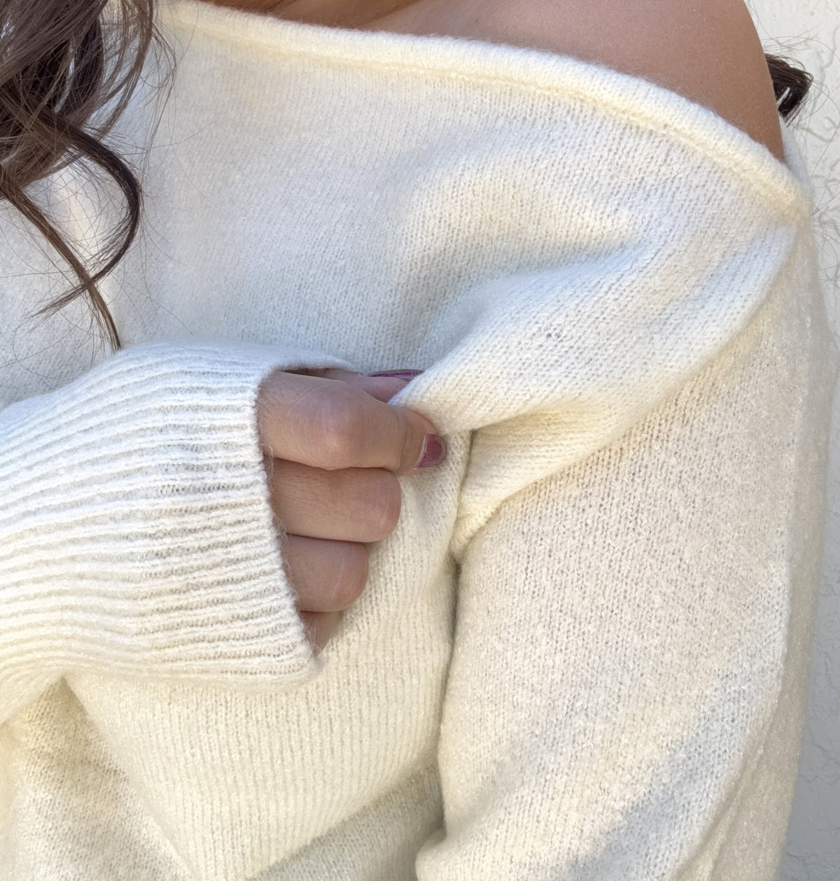 Jessica Off The Shoulder Sweater Top