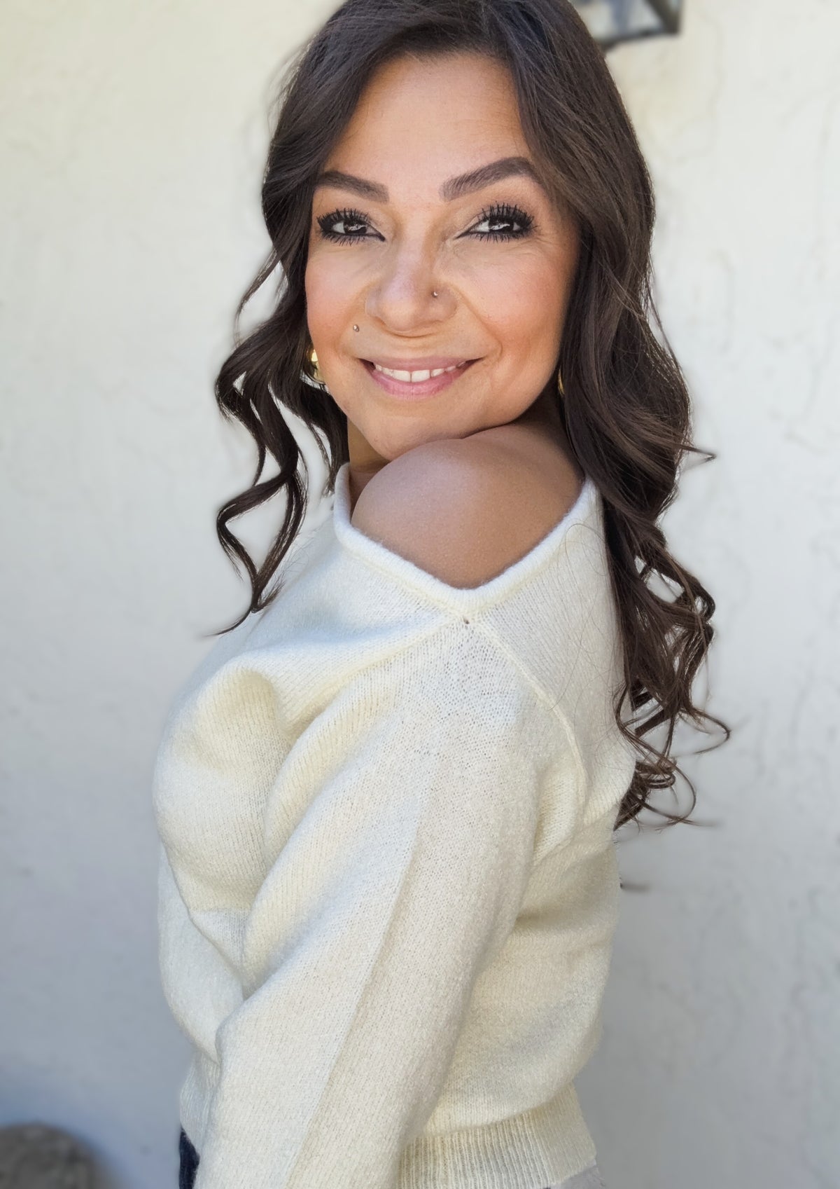 Jessica Off The Shoulder Sweater Top