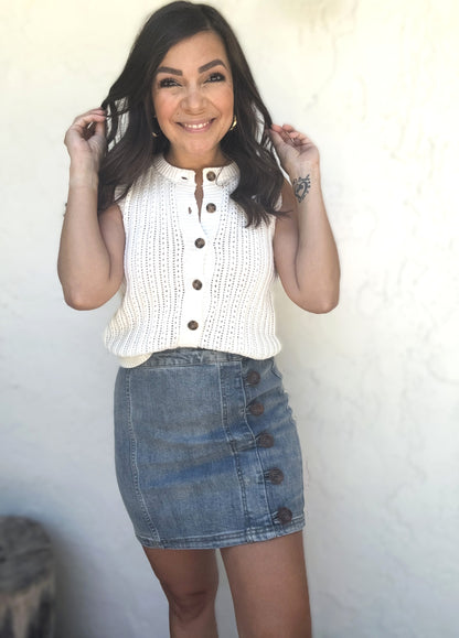 Jovie Denim Mini Skirt