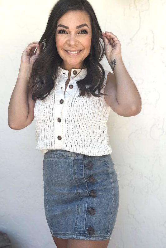 Jovie Denim Mini Skirt