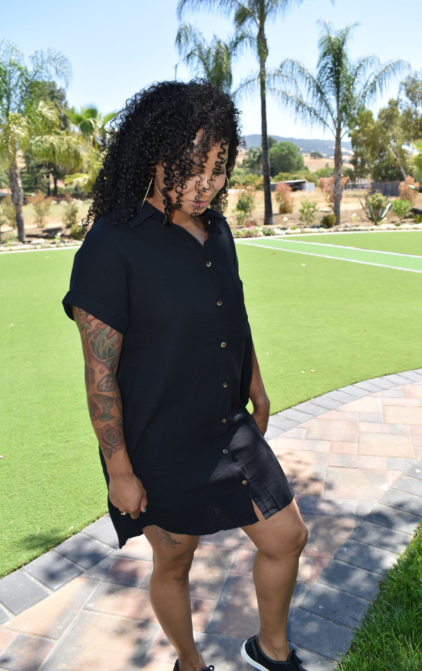 Melanie Mini Shirt Dress