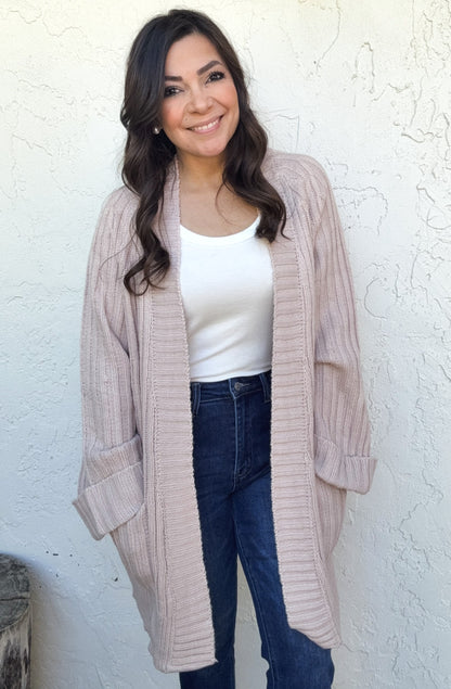 Rowan Long Line Knit Cardigan