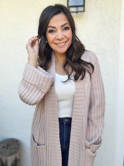 Rowan Long Line Knit Cardigan