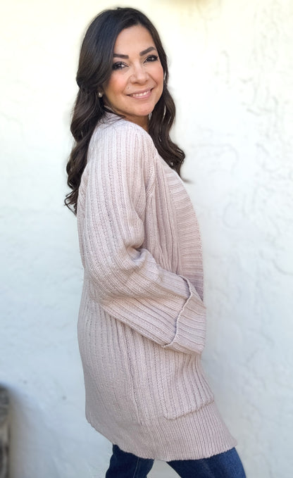 Rowan Long Line Knit Cardigan