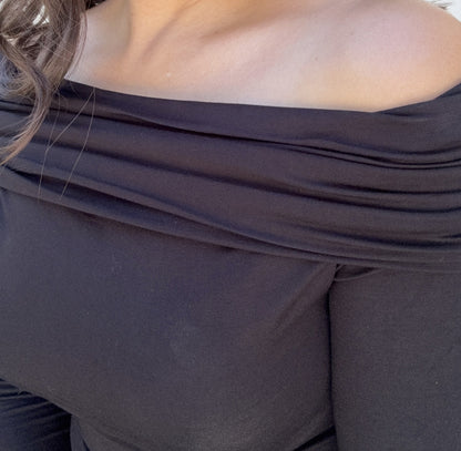 Skyla Off Shoulder Long Sleeve Top