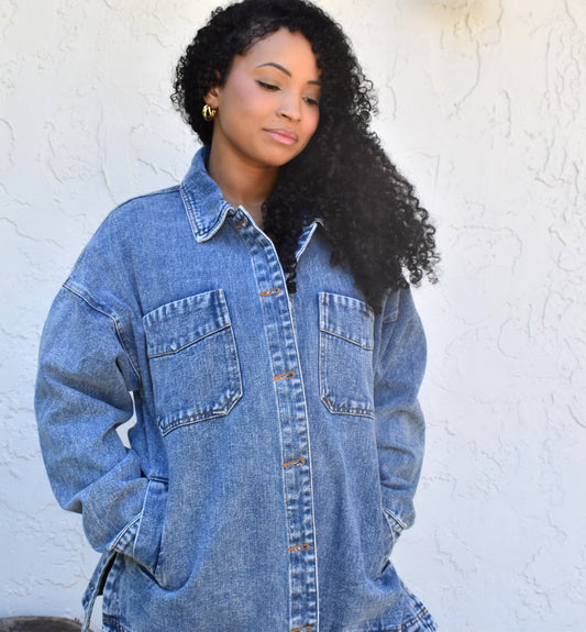 Sophie Button Down Denim Jacket