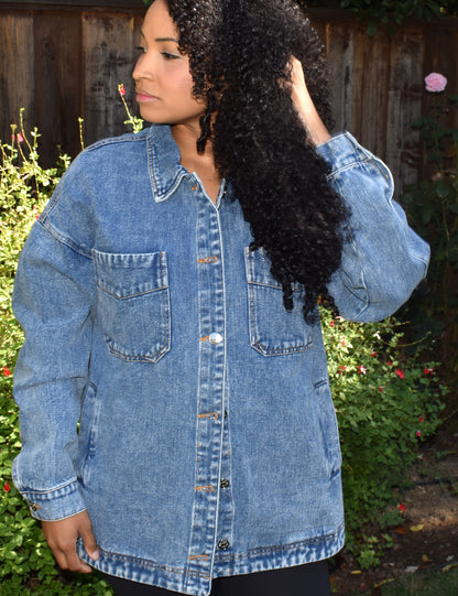 Sophie Button Down Denim Jacket