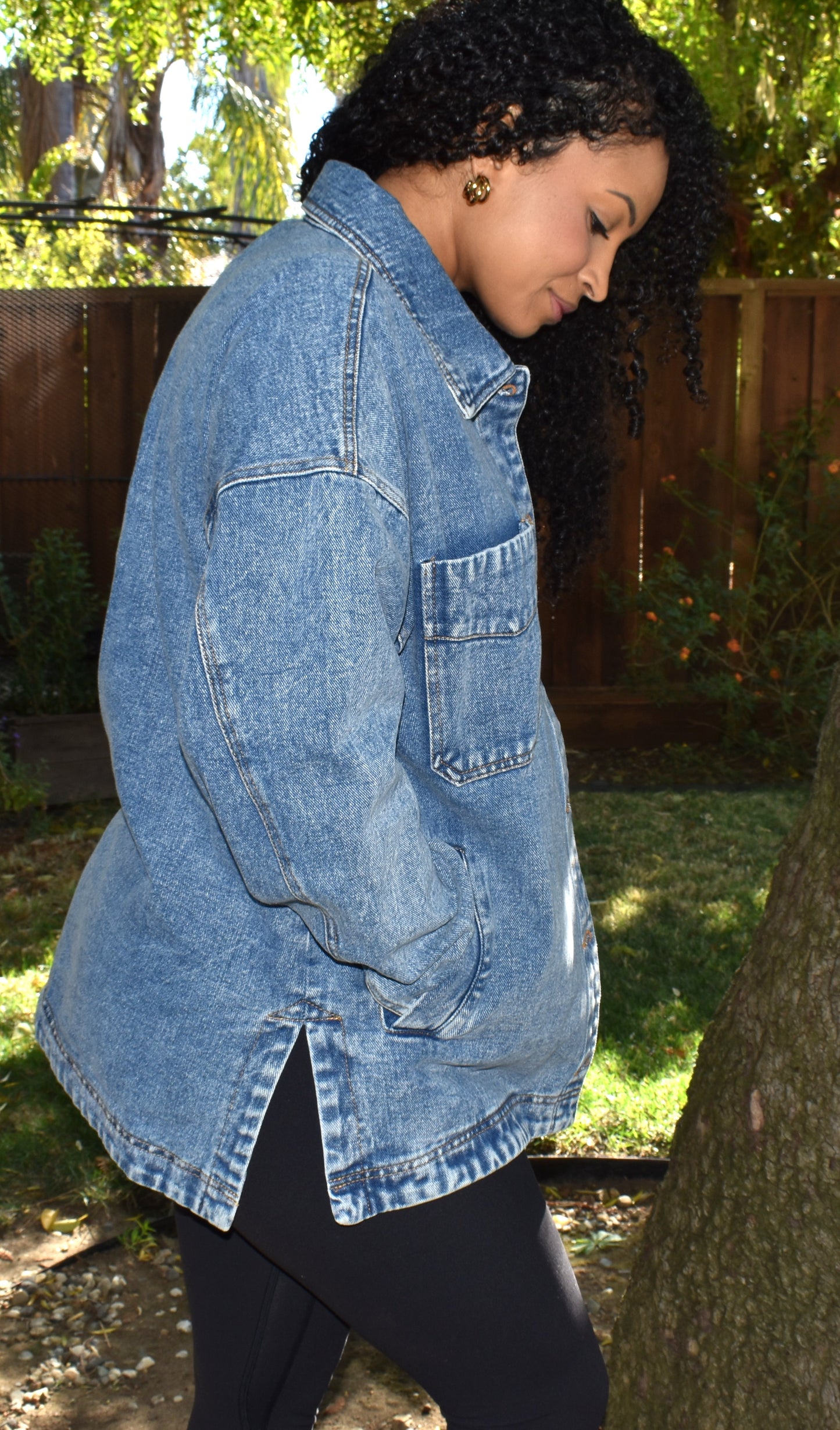 Sophie Button Down Denim Jacket