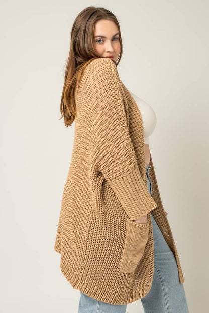 Tessa Slouchy Cardigan - Plus