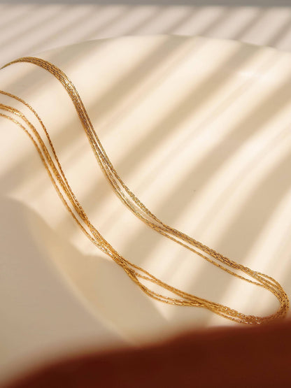 Our Destiny Layered Dainty Chain Necklace